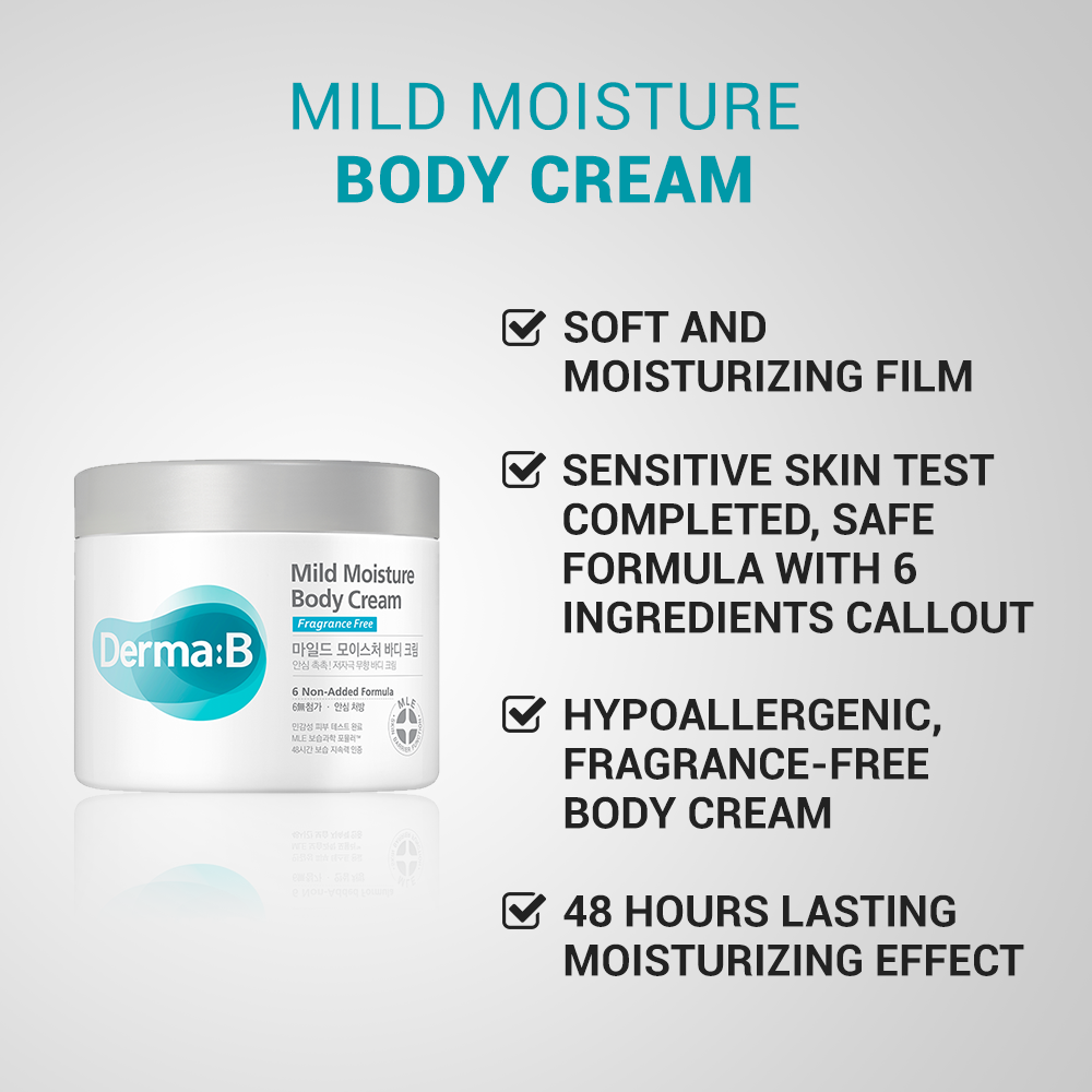 
                  
                    Derma B Mild Moisture Body Cream
                  
                