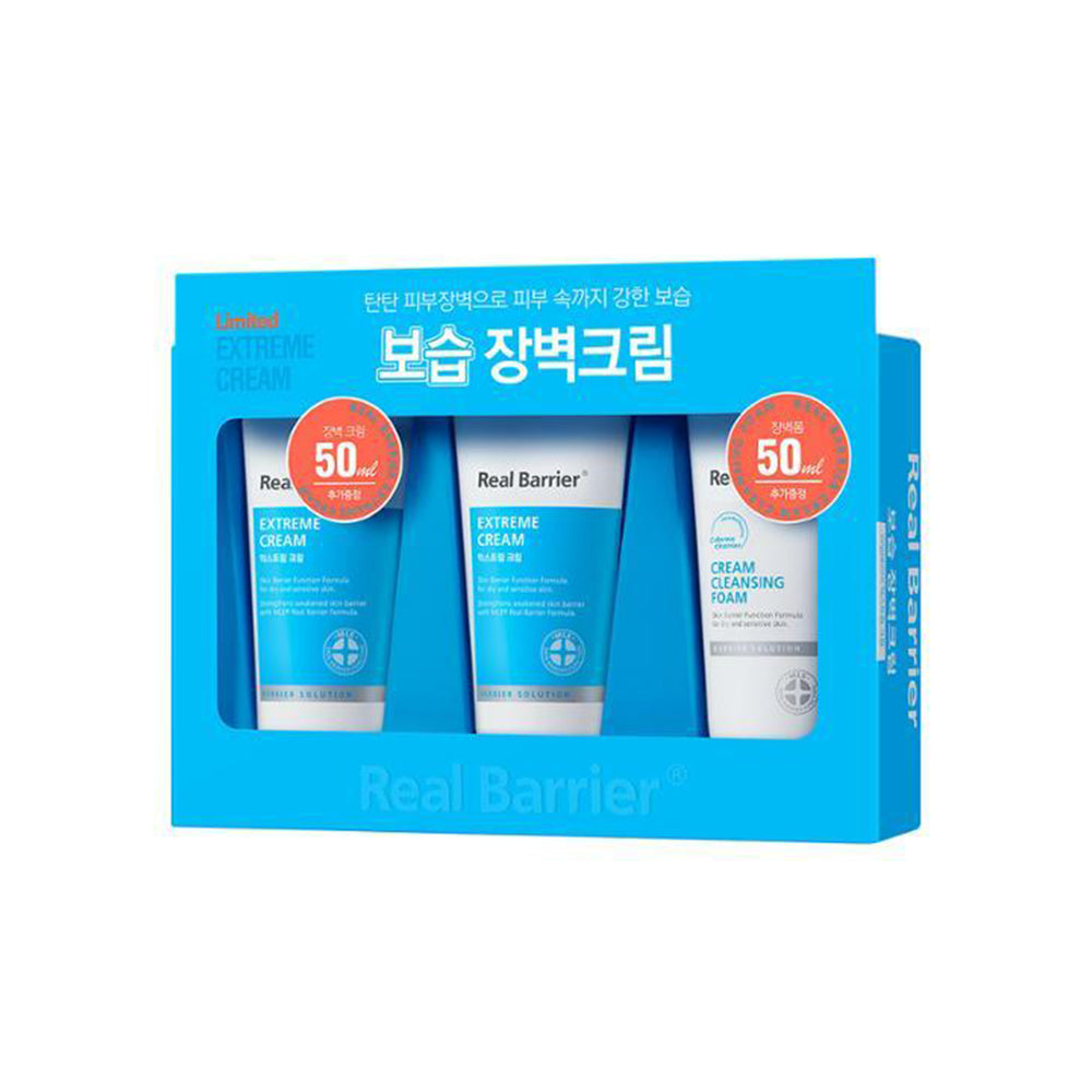 Real Barrier Travel Friendly Kit (2 Extreme Cream & 1 Cream Cleansing Foam)